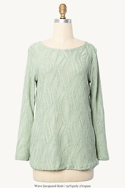 PT11642 WAVE JACQUARD KNIT